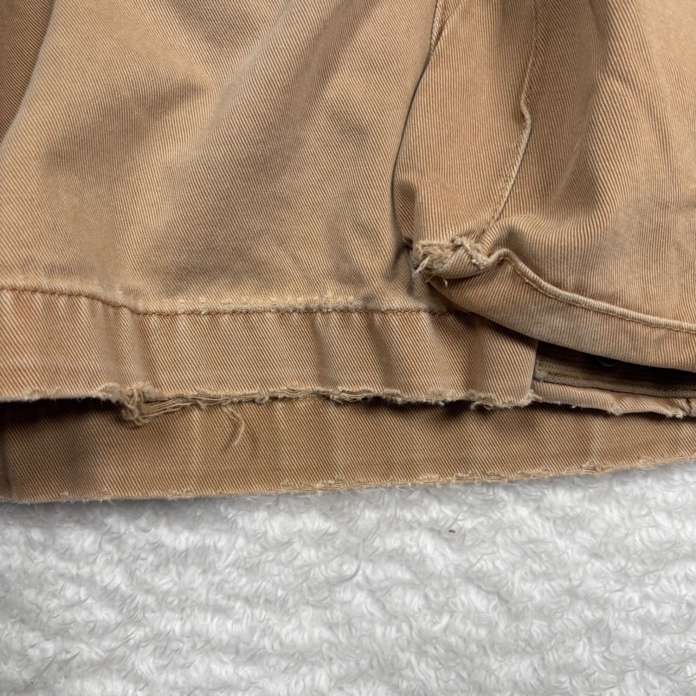 VTG 90s Ralph Lauren Polo Jeans Co Cargo Short Men 38 Tan Military Paratrooper - Picture 11 of 16